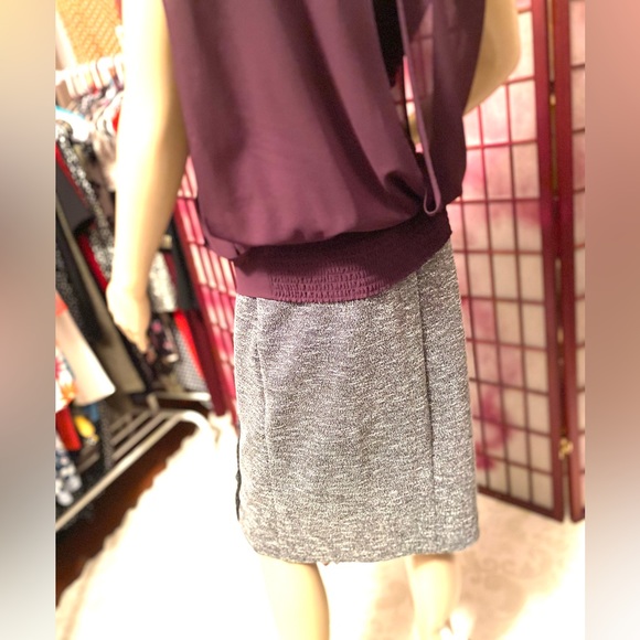 grey woolen skirt size M - Picture 7 of 13